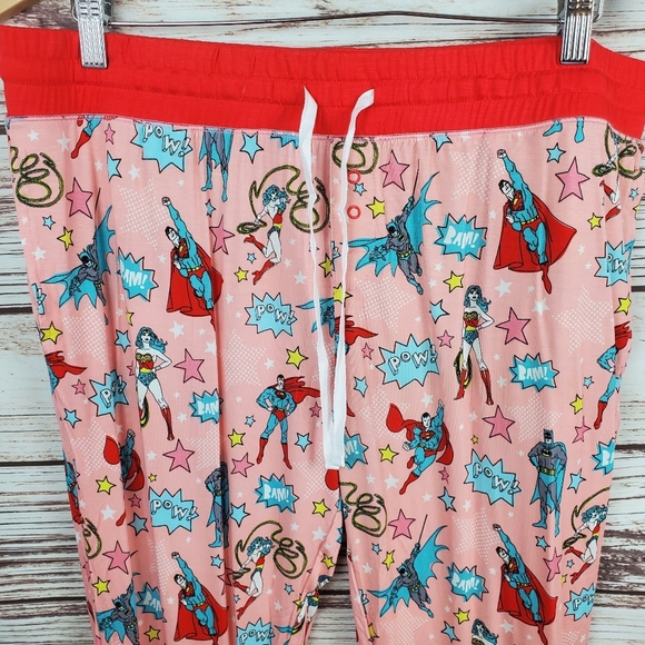 NWT Little Sleepies Womens Large DC Justice League 2-PC Pajamas Top Pants    #59 - Picture 10 of 15